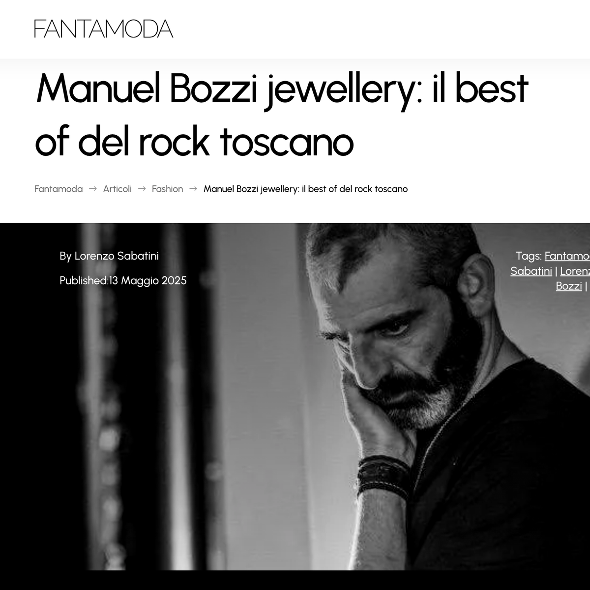 Manuel Bozzi: il best of del rock toscano - di Lorenzo Sabatini Pierini