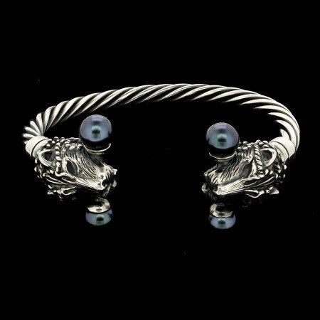 BRACELET - PANTHERS & PEARLS