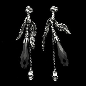 EARRING - LEAVES AND DROP